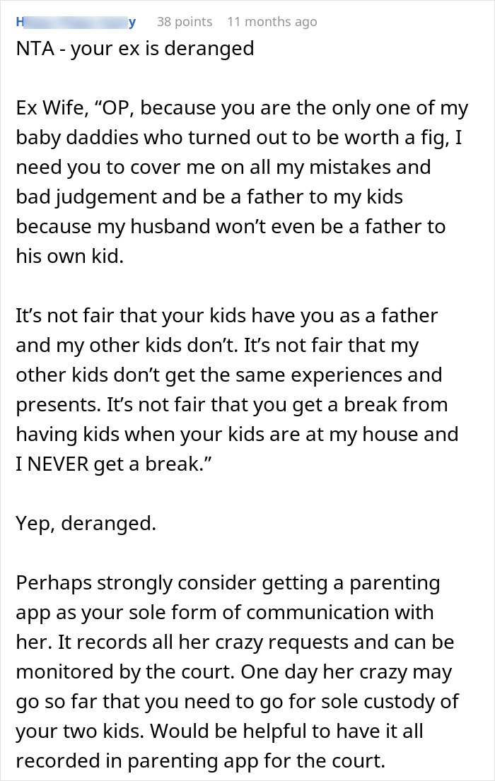 Screenshot of online discussion about a woman cheating on partner and expecting him to care for children with other men. Screenshot of online discussion about a woman cheating on partner and expecting him to care for children with other men.
