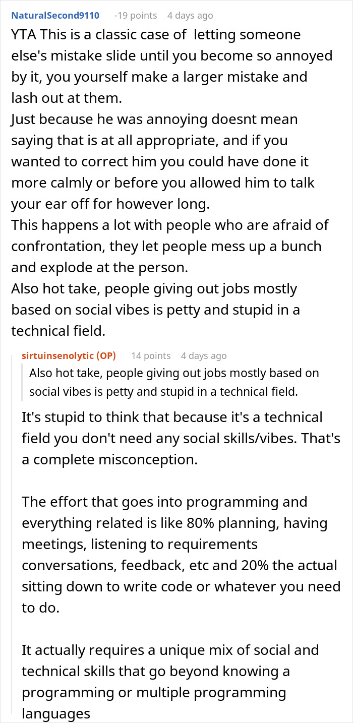 Man walking into job interview with high chance of getting hired but blowing it quickly in first 15 minutes Man walking into job interview with high chance of getting hired but blowing it quickly in first 15 minutes