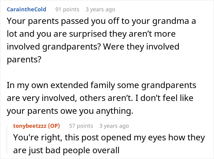 Screenshot of an online discussion about modern parents and their involvement, highlighting mixed reactions from users. Screenshot of an online discussion about modern parents and their involvement, highlighting mixed reactions from users.