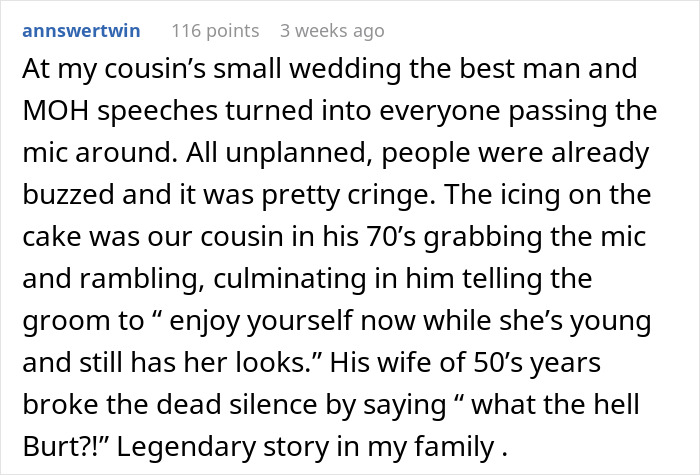 Alt text: Best man’s speech comparing groom’s bride choice to an IKEA shopping trip shocks wedding guests with cringe moments