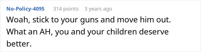 Comment on Reddit discussing a man canceling his girlfriend’s plans to go on a cycle trip instead of watching his daughter. Comment on Reddit discussing a man canceling his girlfriend’s plans to go on a cycle trip instead of watching his daughter.