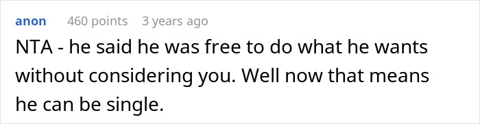 Comment criticizing a man who cancels plans to go on a cycle trip instead of watching his daughter. Comment criticizing a man who cancels plans to go on a cycle trip instead of watching his daughter.