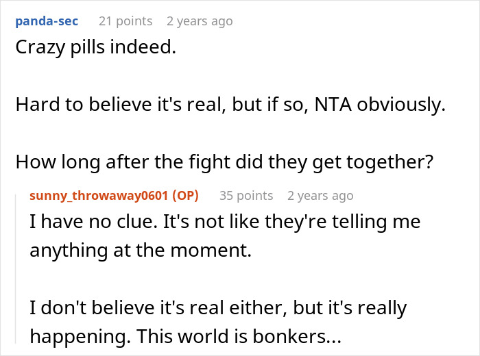 A woman begs friend to cut off guy after a petty conflict and later reappears months later set to marry him.