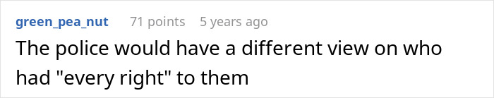 Screenshot of a social media comment about family drama involving an entitled grandma stealing grandson’s ashes.