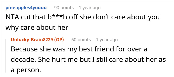 Reddit conversation showing a man torn between his wife who left him and his feelings after a tragic accident involving her lover. Reddit conversation showing a man torn between his wife who left him and his feelings after a tragic accident involving her lover.