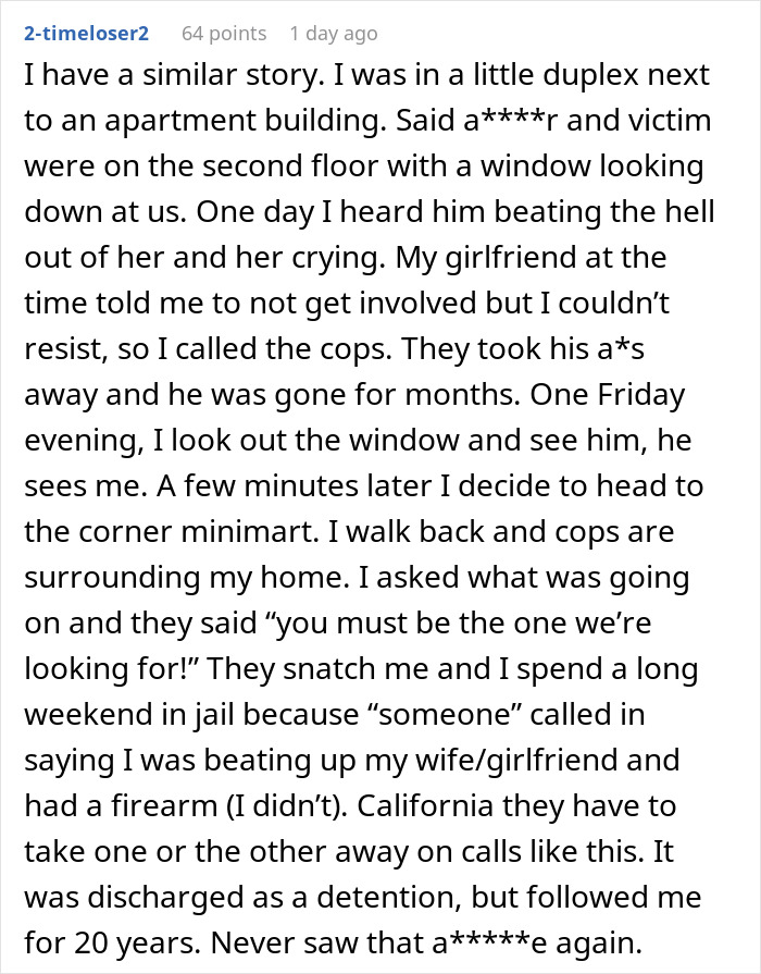 Man shares story of helping domestic violence victim escape, facing false accusations, and seeking justice against perpetrator. Man shares story of helping domestic violence victim escape, facing false accusations, and seeking justice against perpetrator.