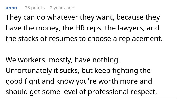 Text post discussing challenges workers face in the job market and advice on making work reapply position efforts. Text post discussing challenges workers face in the job market and advice on making work reapply position efforts.