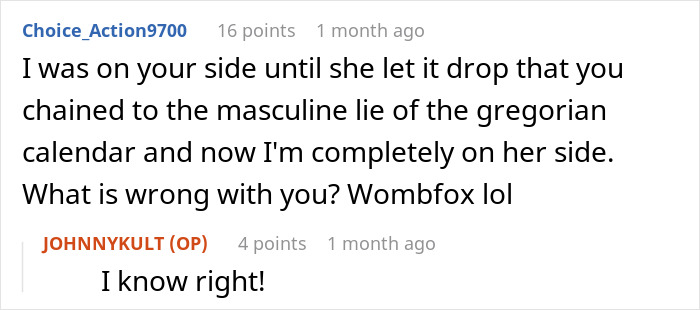 User comments discussing discomfort with sister’s re-birth party, expressing opinions and reactions on a Reddit thread. User comments discussing discomfort with sister’s re-birth party, expressing opinions and reactions on a Reddit thread.