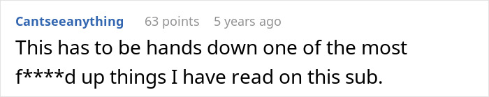 Screenshot of a Reddit comment expressing strong reaction to entitled grandma causing family drama over grandson’s ashes theft.