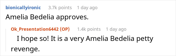 Screenshot of an online conversation discussing college students finally picking up after themselves when their only female roommate gets petty. Screenshot of an online conversation discussing college students finally picking up after themselves when their only female roommate gets petty.