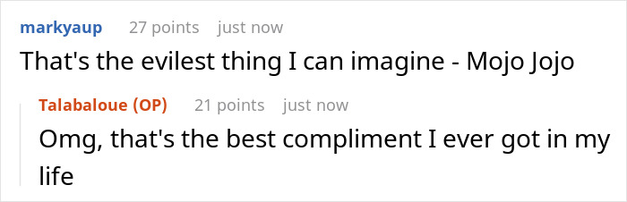 Screenshot of an online forum discussing a story about adding menstrual blood to food to prevent theft.