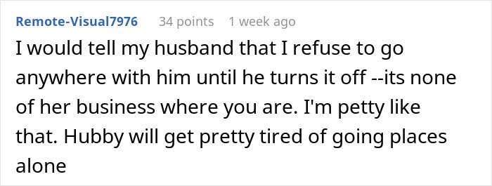 Comment text displayed on a white background discussing refusing to go anywhere until the mil-tracking-app-son is turned off. Comment text displayed on a white background discussing refusing to go anywhere until the mil-tracking-app-son is turned off.