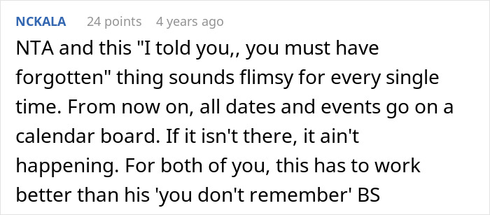 Man cancels girlfriend’s plans to go on a cycle trip instead of watching his daughter in a family conflict discussion. Man cancels girlfriend’s plans to go on a cycle trip instead of watching his daughter in a family conflict discussion.