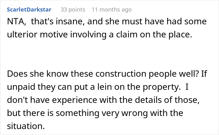 Reddit user discussing contractors quoting jobs and suspicions of a roommate plotting a home remodel in a text post. Reddit user discussing contractors quoting jobs and suspicions of a roommate plotting a home remodel in a text post.