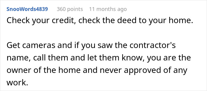 Woman shocked by contractors quoting home remodeling jobs, discovers roommate secretly planning a remodel. Woman shocked by contractors quoting home remodeling jobs, discovers roommate secretly planning a remodel.