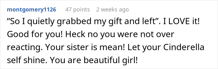 Comment praising a bride for a body positive wedding choice putting plus-size guests at a special weight watchers table. Comment praising a bride for a body positive wedding choice putting plus-size guests at a special weight watchers table.