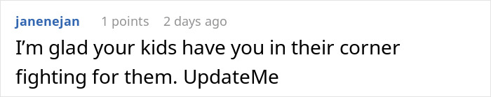 Comment highlighting support for children of a man facing legal consequences as a deadbeat dad refusing a wife’s small favor. Comment highlighting support for children of a man facing legal consequences as a deadbeat dad refusing a wife’s small favor.