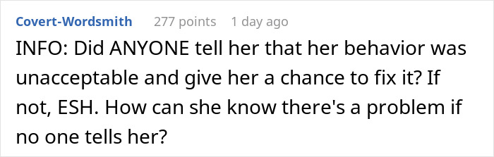 Screenshot of a Reddit comment discussing if anyone told a friend she was getting fired, relating to friend getting super fired. Screenshot of a Reddit comment discussing if anyone told a friend she was getting fired, relating to friend getting super fired.