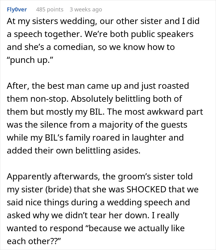 Best man’s speech compares groom’s bride choice to IKEA trip, leaving wedding guests shocked and aghast.