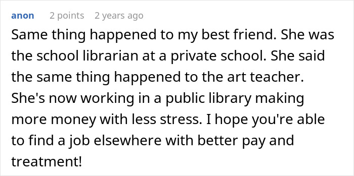 Comment about work making more money and encouraging to reapply for a better position with less stress and improved pay. Comment about work making more money and encouraging to reapply for a better position with less stress and improved pay.