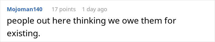 Screenshot of a Reddit comment discussing a man taking back his tip after a waitress shamed him loudly. Screenshot of a Reddit comment discussing a man taking back his tip after a waitress shamed him loudly.