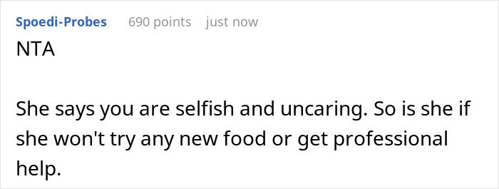 Woman Has The Palate Of A Five Year Old, Her BF Starts Refusing To Cook For Her Woman Has The Palate Of A Five Year Old, Her BF Starts Refusing To Cook For Her