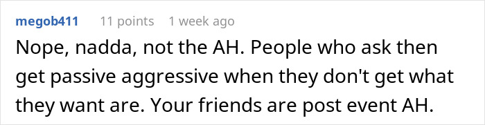 Reddit comment discussing a man invading a woman’s space after she declines to swap seats, highlighting social conflict.