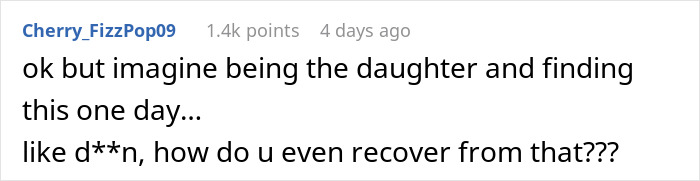 Reddit comment reacting to a mom’s brutally honest confession sparking backlash in a parenting discussion.