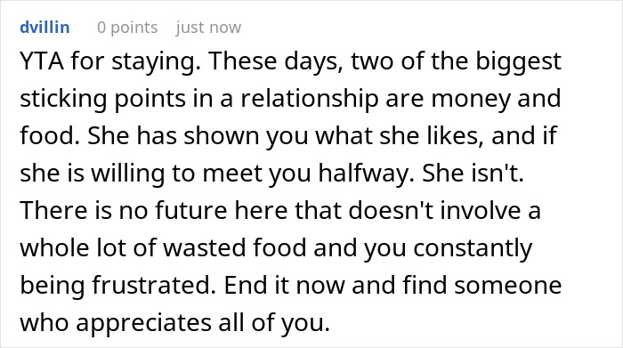 Woman Has The Palate Of A Five Year Old, Her BF Starts Refusing To Cook For Her Woman Has The Palate Of A Five Year Old, Her BF Starts Refusing To Cook For Her