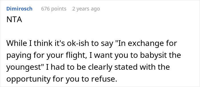 Woman sneakily swapping seats on a trip to avoid babysitting her little sister during their dad-paid family travel. Woman sneakily swapping seats on a trip to avoid babysitting her little sister during their dad-paid family travel.
