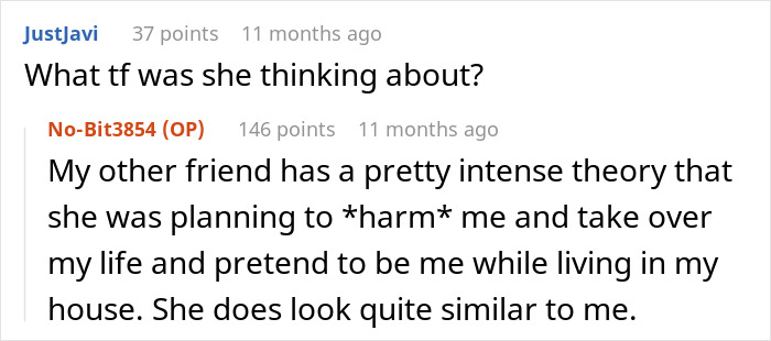 Screenshot of an online discussion about a woman finding contractors quoting jobs for her home due to a roommate's remodel plot. Screenshot of an online discussion about a woman finding contractors quoting jobs for her home due to a roommate's remodel plot.