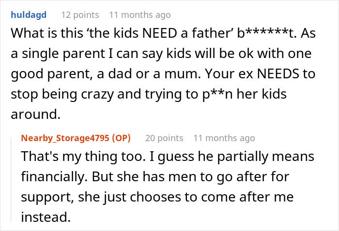 Online discussion about woman cheating on partner and expectations for him to care for children with other men Online discussion about woman cheating on partner and expectations for him to care for children with other men