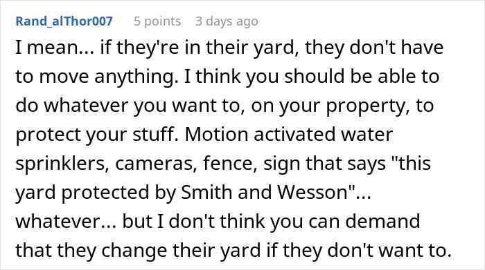Screenshot of a user ranting about a neighbor’s farm stand causing theft and property disputes in an online forum. Screenshot of a user ranting about a neighbor’s farm stand causing theft and property disputes in an online forum.