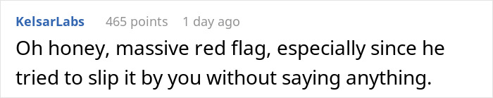 Screenshot of an online comment about a bride’s protests to change caterer ignored by groom's ex, leading to wedding cancellation. Screenshot of an online comment about a bride’s protests to change caterer ignored by groom's ex, leading to wedding cancellation.
