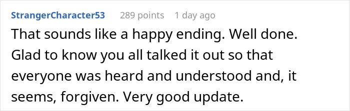 Reddit comment praising a discussion about a mom’s plan for a menstruation celebration for her 12-year-old daughter. Reddit comment praising a discussion about a mom’s plan for a menstruation celebration for her 12-year-old daughter.