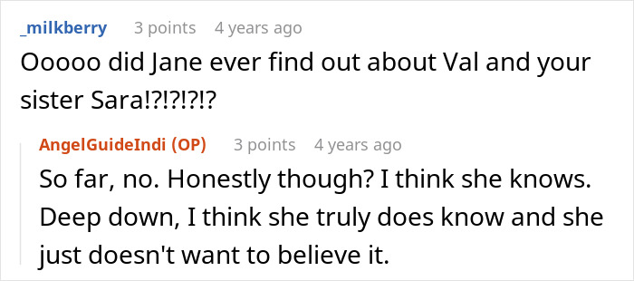 Online conversation about a lady’s revenge on sister’s bad ex by convincing his wife to unknowingly name their baby. Online conversation about a lady’s revenge on sister’s bad ex by convincing his wife to unknowingly name their baby.