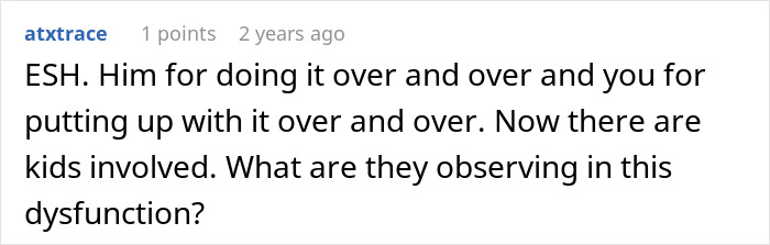 Comment about man reading wife’s diary and reaction, expressing frustration over recurring issues and family impact. Comment about man reading wife’s diary and reaction, expressing frustration over recurring issues and family impact.