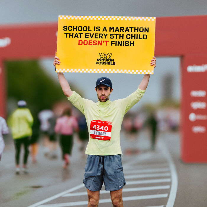 Latvian Rapper Stops Short Of Marathon Finish Line To Highlight A Heartbreaking Truth About Education