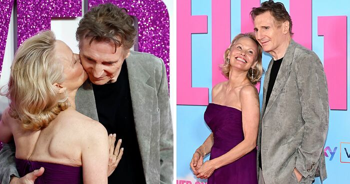 Pamela Anderson And Liam Neeson Couldn’t Keep Their Hands Off Each Other On The Latest Red Carpet