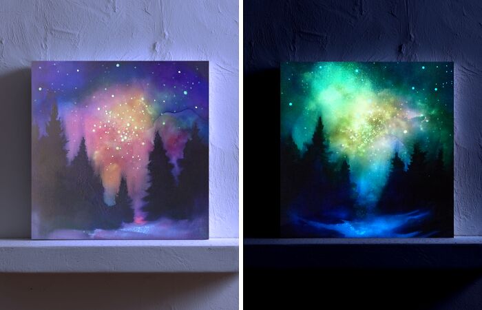 Glow In The Dark Starry Night Sky Paintings