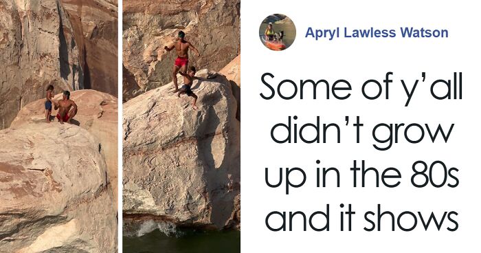 “Part Of The Dad Job Description”: Influencer Dad Tosses Son Off Cliff To Teach Life Lesson