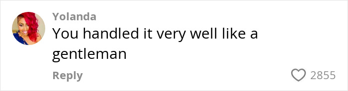Social media comment praising someone's handling, related to BBL smell and patients struggling to wipe properly. Social media comment praising someone's handling, related to BBL smell and patients struggling to wipe properly.