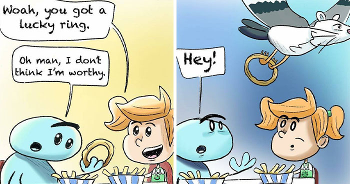 This Artist Created 25 Comics About A Girl Who Drags Her Spider Friend Into Everything