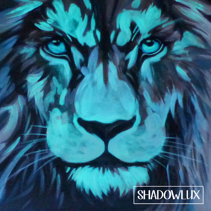 Glow Lion Art - In The Dark