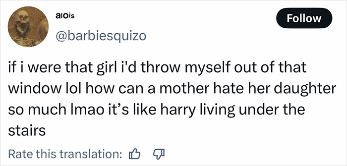 Tweet criticizing momfluencer who made 9YO autistic daughter sleep on balcony to use room as office. Tweet criticizing momfluencer who made 9YO autistic daughter sleep on balcony to use room as office.