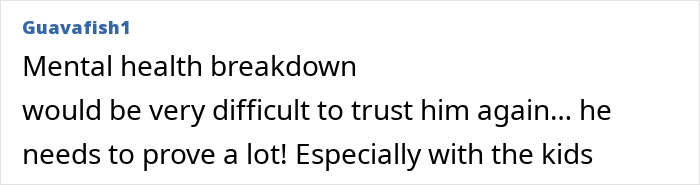 Guy Disappears On Family Right After NYE, Reappears Months Later, Expecting Wife To Welcome Him Back