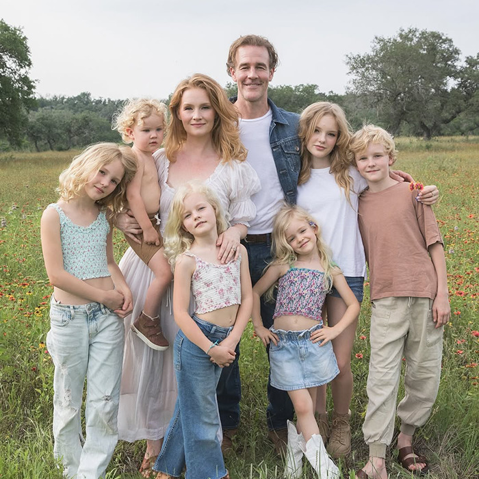James Van Der Beek with his family outdoors, sharing a heartfelt moment during his cancer journey and parenting challenges. James Van Der Beek with his family outdoors, sharing a heartfelt moment during his cancer journey and parenting challenges.