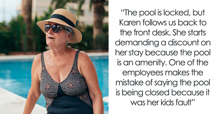 Careless Karen Lets Her Kid Poop In Hotel Pool, Shamelessly Expects Discount As It’s An Amenity