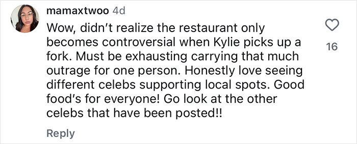 Restaurant Owners Brutally Slammed For 'Honoring' Kylie Jenner After Her Visit Restaurant Owners Brutally Slammed For 'Honoring' Kylie Jenner After Her Visit