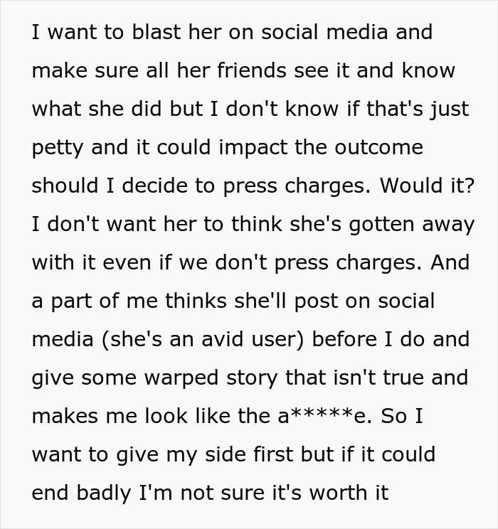 Text expressing concern about blasting an entitled grandma on social media after stealing grandson’s ashes causing family drama.